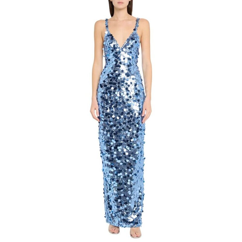 Adele Berto Womens  Embellished Maxi Dress